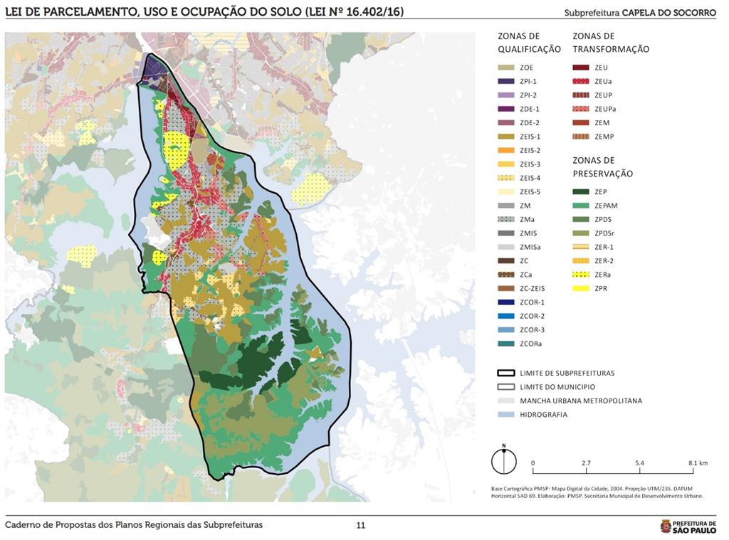 Plano Diretor Zona Sul São Paulo